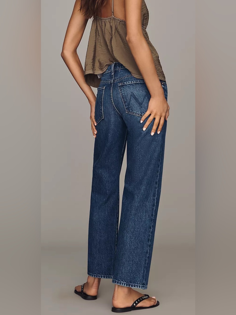 MOTHER *RAMBLER ZIP ANKLE MID RISE *DID YOU BRING ME ANYTHING *SIZE 29 *NWT 268. - Picture 2 of 12